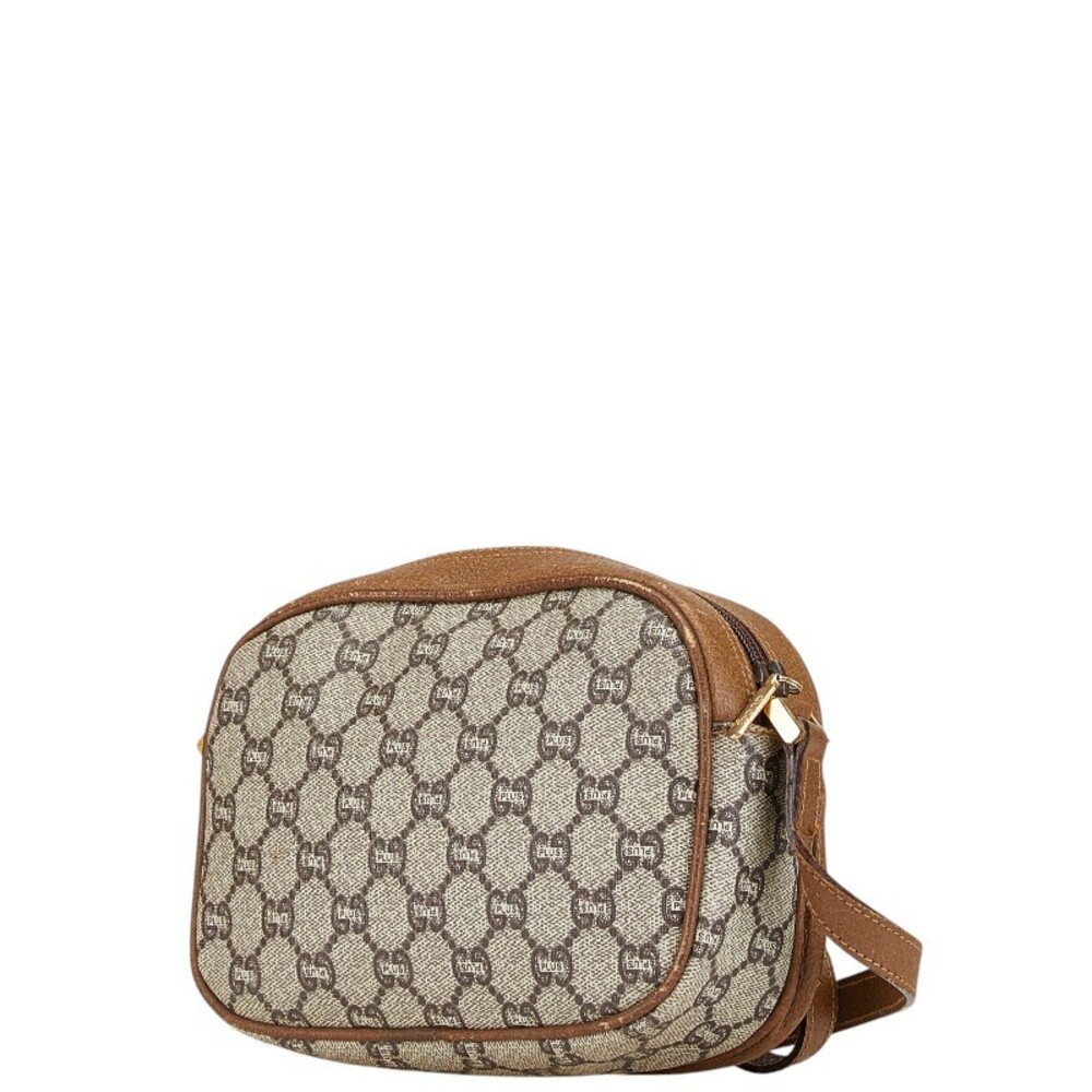 Gucci Crossbody Bag GG Leather Tan Shoulder Plus Beige